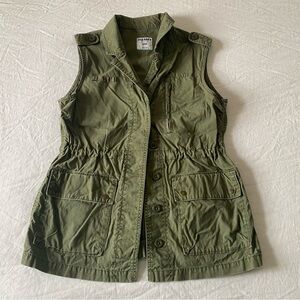Old Navy Olive Green Utility Vest
